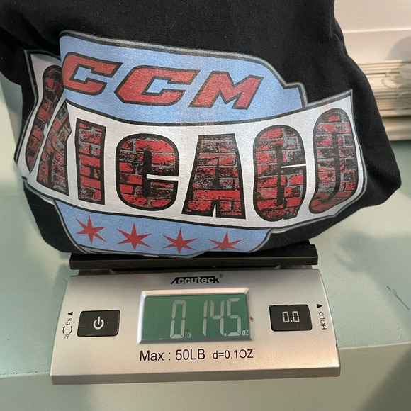 Black CCM Chicago hoodie kids XL - Picture 7 of 9